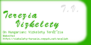 terezia vizkelety business card